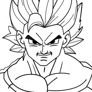 Super Saiyan Gogeta I Kamp Fargeleggingsark 8767-7171