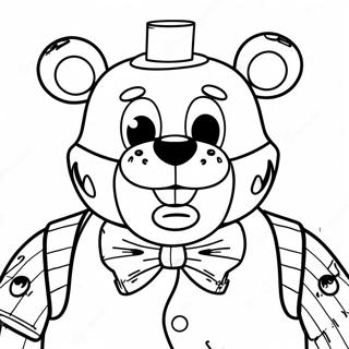 Skummel Freddy Fazbear Fargeleggingsark 8937-7308