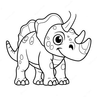 Triceratops Fargeleggingsark 8956-7318