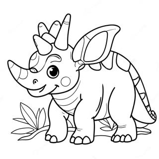 Triceratops Fargeleggingsark 8956-7319