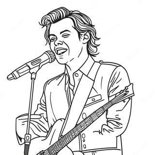 Harry Styles I Konsert Fargeleggingsark 9197-7513