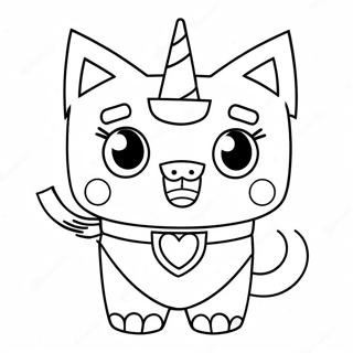 Unikitty Fargeleggingsark 9626-7849