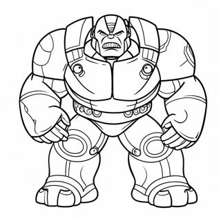 Hulk Buster Fargeleggingsark