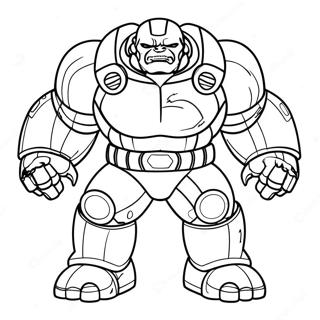 Hulk Buster Fargeleggingsark 9866-8115