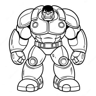 Hulk Buster Fargeleggingsark 9866-8116